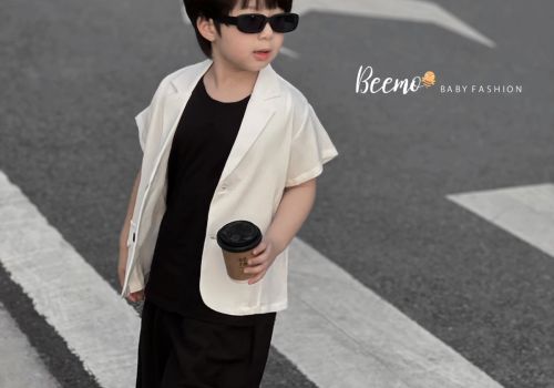 ÁO VEST TRƠN CỘC TAY PHỐI TÚI