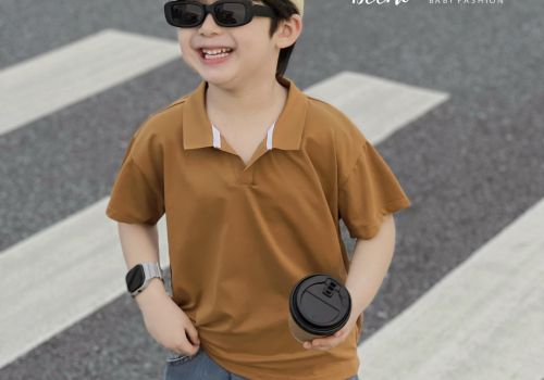 ÁO CỘC TAY POLO CỔ V