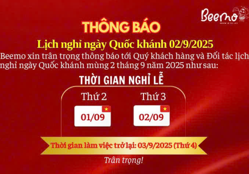 THÔNG BÁO NGHỈ LỄ QUỐC KHÁNH 02/9/2025