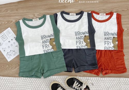 BỘ BA LỖ GẤU BROWN AND FRIEND