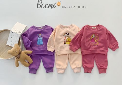 BỘ NỈ BÔNG CÔNG CHÚA BELLA