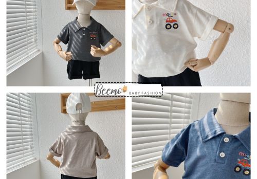 ÁO POLO COTTON SIÊU XE QUÁI THÚ