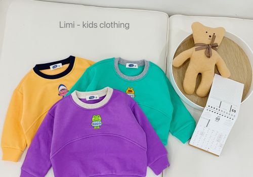 ÁO NỈ BÔNG 3 MÀU CUTE